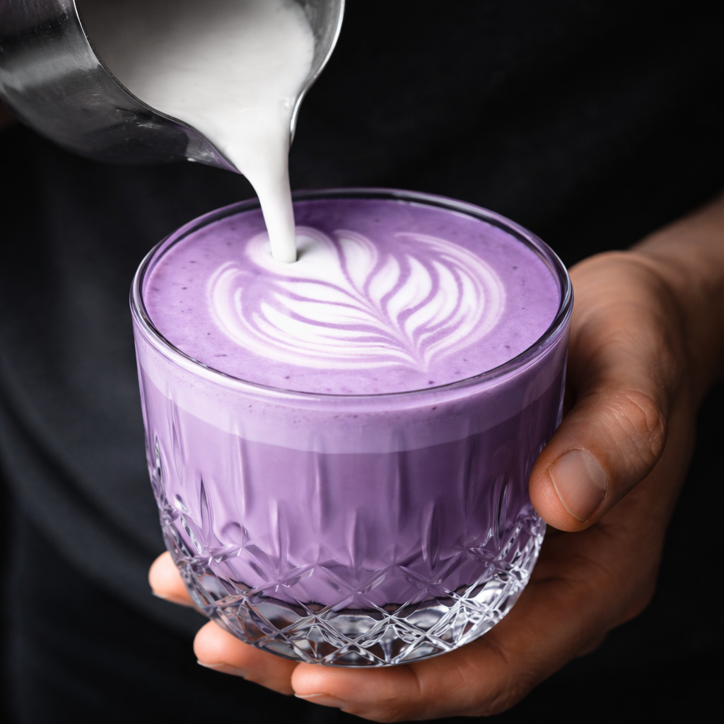 Ube Kokos Latte